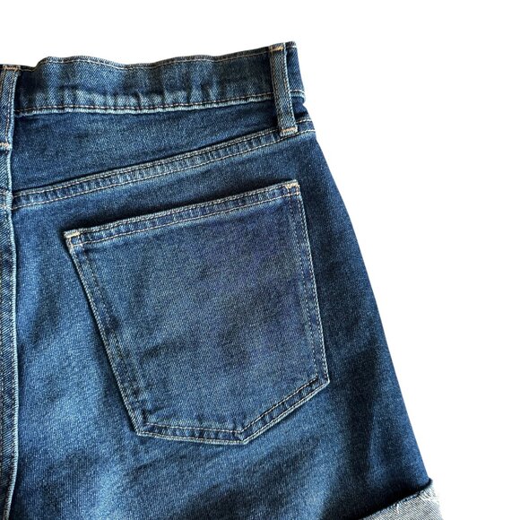 Gap Denim Shorts 5" Inseam Cut Offs Sz 4/27 Summer Beach Classic Casual Md Wash - Picture 6 of 14